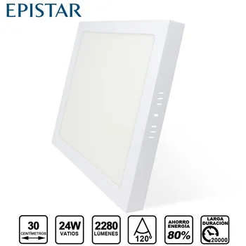 

Panel Leadersson LED square surface White & middot; Elegant Downlight LED surface [energy rating A]