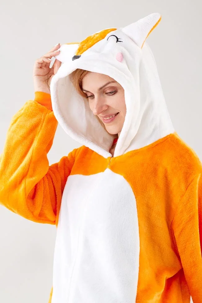 Кигуруми лиса Premium Flis| |