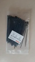 Auto-bloqueo sujetacables de Nylon de anchura 1,9 x60/80/100/120/150mm AssortedBlack de cremallera de plástico de envoltura de Cable 2,5*250 4*300 500 Uds