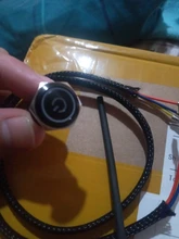 Interruptor de botón de Metal LED para reinicio de PC, reinicio de PC de 12/16/19/22mm, con Cable de placa base de 60cm, impermeable, para ordenador de 3-6v