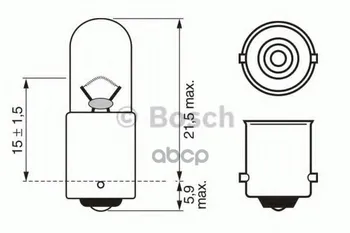 

Lamp t4w 12v Bosch art. 1987302207