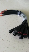 5pin Cable Led-Strips-Light Led-Connector 4pin IP68 BLACK 3pin Male-To-Female Waterproof