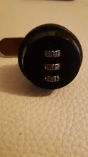 Cerradura de buzón de correos con combinación de 3 dígitos, candado con lengüeta rotativa de 7/8 pulgadas para cajón de armario