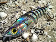 Kingdom-Señuelos de Pesca con articulaciones múltiples, cebos duros de hundimiento, 90mm, 120mm y 140mm, wobblers realistas, Lucio