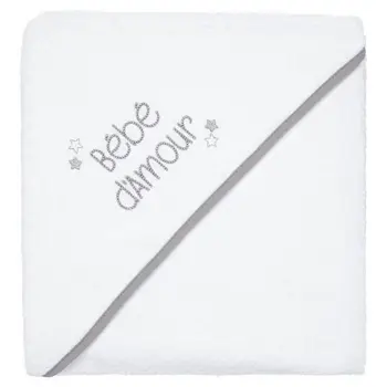 

BABYCALIN bath Cape Baby Love-100x100 cm