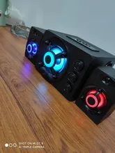 Altavoces de combinación para ordenador barra de sonido envolvente para PC y TV 2021 LED AUX USB con cable inalámbrico Bluetooth sistema de Audio para cine en casa altavoces bluetooth parlante altavoz home theater