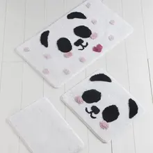 Коврик для ванной | коврик для ванной нескользящие Противоскользящие коврики панда 3л набор 60X100 см-50X60 Cm-40X60 см