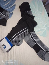 1 par de calcetines para deportes de esquí de invierno, ropa térmica larga para esquí, caminar, deportes de senderismo, toalla