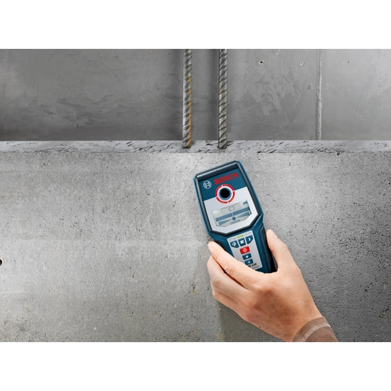 Металлоискатель Bosch GMS 120 Prof(Максимальная глубина обнаружения 120 мм., автокалибровка, погрешность 5 мм