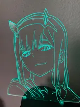 Two-Figure Nightlight Lamp Decor-Light Gift Manga Darling Zero Girls Bedroom Anime In-The-Franxx