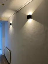 Led-Wall-Lamp Cube Surface-Mounted IP65 Garden Aluminum Outdoor Waterproof NR-155