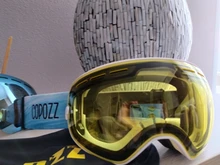 GOG-lente magnética 201 para esquí, gafas esféricas de esquí nocturno, color amarillo