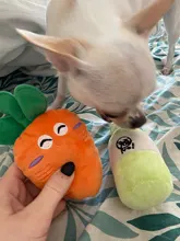 Animales juguetes de caricaturas de perros de juguete de peluche de felpa de rompecabezas para perros gato chirriante para masticar juguete para mascotas suministros