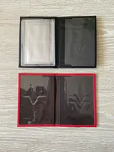 Pu-Leather-Covers Id-Holders Auto-Document-Insert Transparent for with PVC