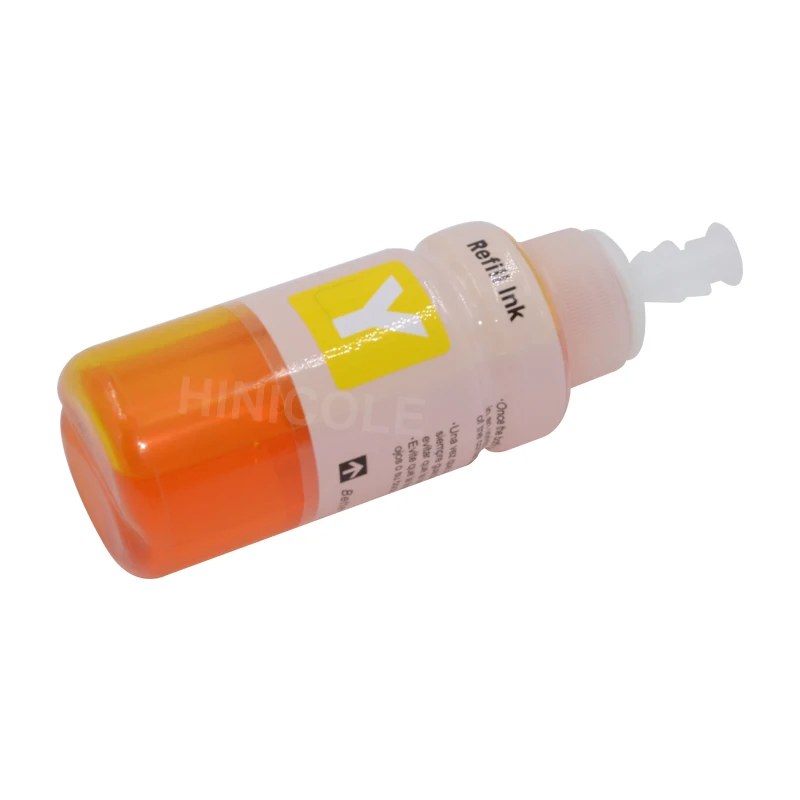 4 x 70 ML Bottle Refill Dye Ink Kit For Epson L100 L110 L132 L200 L210 L222 L300 L362 L366 L550 L555 L566 Printer Ink Hinicole dye ink kit,ink refill kit,dye ink refill,inkjet printer ink,direct to transfer film ink,ink refill
