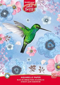

Album for drawing with watercolor paper on glue artberry Colibri 2, A4, 20 sheets erichkrause 45437ek