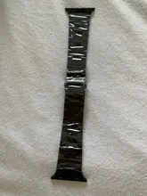 Correa de Metal de acero inoxidable para Apple Watch, pulsera de eslabones ultrafinos de 44mm, 40mm, 42mm y 38mm para IWatch Series 6 SE 5 4 3