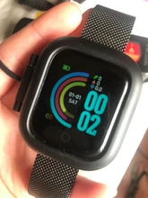 Reloj inteligente deportivo para hombre y mujer, pulsera con control del ritmo cardíaco, conexión para Android, 2020