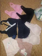 Sujetador de lactancia de encaje suave para mujeres embarazadas, ropa interior de algodón para alimentar a Bebé