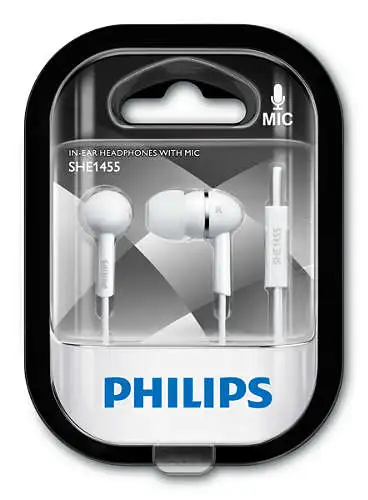Наушники Philips SHE1455 White