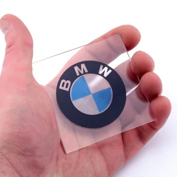 

BMW LOGO adhesivo autocollant decals adesivo adesivi aufkleber pack 2 unit 2x50mm