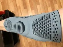 Protector Brace Support Knee-Pad Spring Basketball Compression-Knee-Sleeve Running Silicone