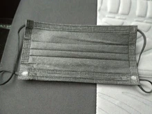 10-200 Uds desechable médico boca máscara Anti polvo máscara negra 3 capas no tejida respirar Facial máscara de filtro máscara quirúrgica