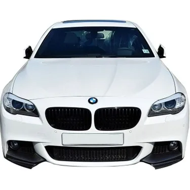 

2x black car front FRONT BUMPER Splitter BMW F10-11 5 Series 4 Dr Sedan/SW 2010-11-12-13-14 LCI bumper Spoiler diffuser lip flap flap