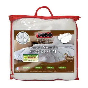 

DODO STOCKHOLM warm quilt lifelike white 200x200 cm