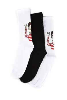 

Trendyol Male 3'lü Package Printed Socket Socks TMNSS20CO0015
