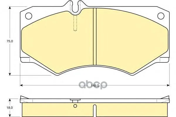 Колодки Тормозные Mercedes W460-W463/Iveco Daily Передние Без Датчика Girling 6103179 Girling арт. 6103179