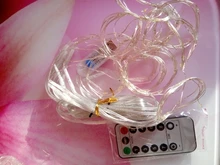 Light USB Window-String-Lights Led Curtain Festoon Remote-Control Party-Decoration Fairy-Christmas-Garland