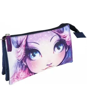 

CASE/PENCIL POUCH FLAT 3 COMPARTMENTS HAZY