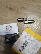 Uds BA15S P21W 1156 Luz de marcha atrás LED Bombilla 4014 chips para VW Passat B5 B6 Golf Canbus Auto lámpara Error libre 12V DC 6000K