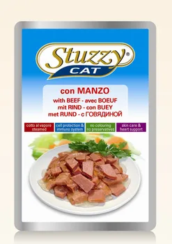 

Stuzzycat canned food for cats with beef 100gr 24 PCs
