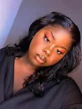 Wigirl-Peluca de cabello humano ondulado de 13x4 para mujer negra, postizo de encaje Frontal, pelo brasileño virgen predespuntado con densidad de 150%