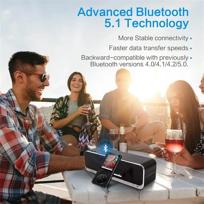 Новое поступление Bluetooth MP3 плеер 2 4 дюйма большой экран HD 8 ГБ/16 ГБ HIFI музыкальный