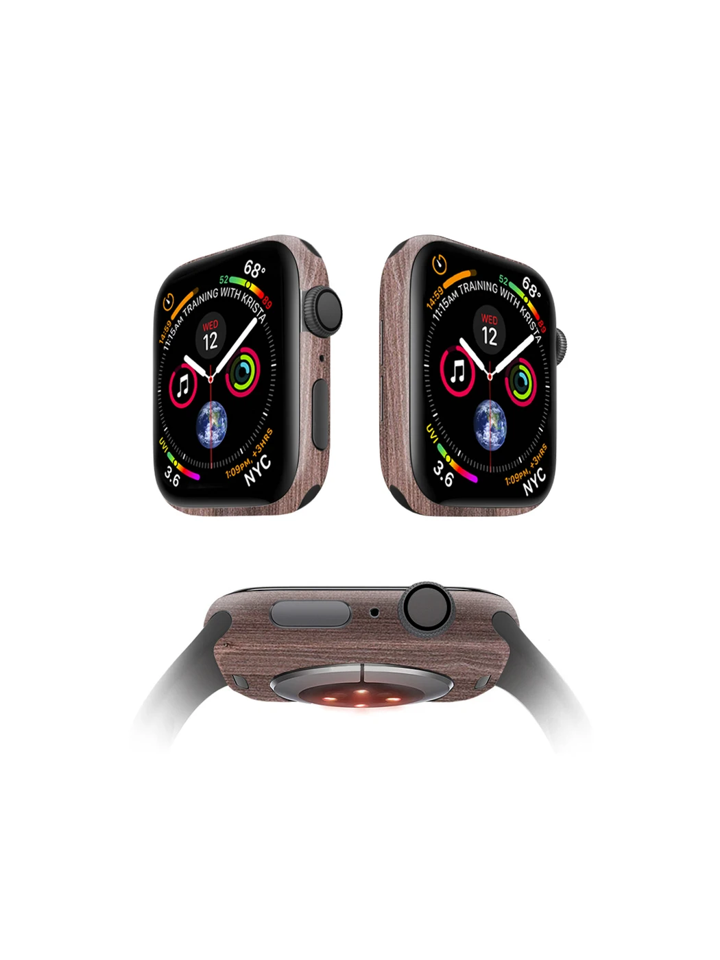 Защитная пленка MOCOLL для корпуса Apple Watch 38mm (2шт) Дерево Вишня Кинстон | Компьютеры и