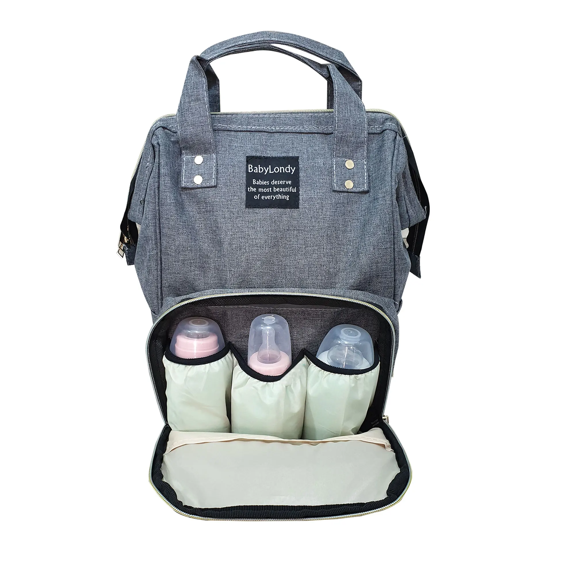 mommy bag grey