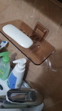 1PC jabón de baño ducha plato de caja bandeja de placa de almacenamiento funda, soporte montado en la pared jabón titular de contenedor de los organizadores