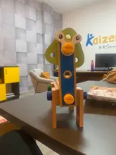 138 piezas de bloques de construcción de desmontaje y ensamblaje, tornillos de madera extraíbles y tuercas, juguetes de rompecabezas