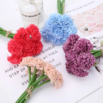 

8pcs/16pcs Artificial Chrysanthemum Silk Flower Daisy Gerbera Artificial Plastic Flower Wedding Home Decoration DIY Decoration