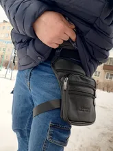 Bolsa cartuchera de cuero genuino para hombre, bolso cruzado, riñonera cinturón, cadera, viaje, motocicleta, bandolera mensajero