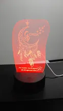Lamp Base Table-Decor-Holder Light Night-Light-Replacement Usb-Cable Touch 3D Colorful