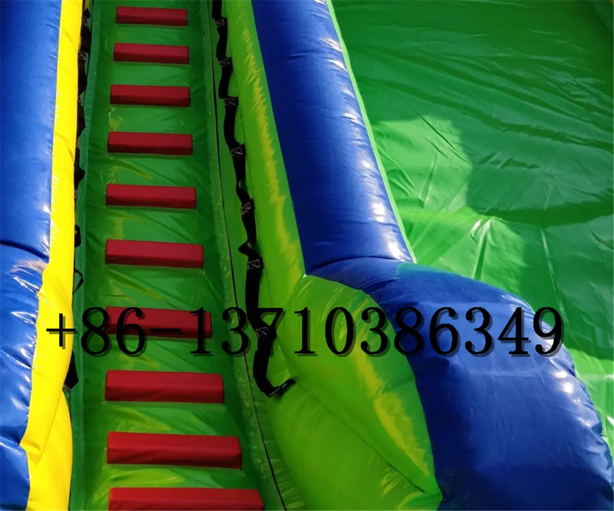 Factory direct children's cartoon color inflatable castle slide for sale