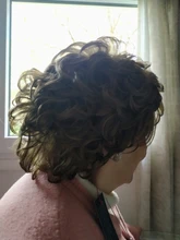 Pelucas sintéticas rizadas cortas StrongBeauty resistente al calor pelo de mujer peluca