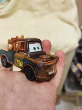 Disney Pixar-Coche de juguete de Cars 2 3 para niños, modelo de Rayo McQueen Mater Jackson Storm Mack tío Truck a escala 1:55, regalos de navidad
