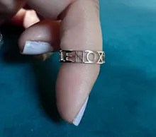 Anillos grabados con letras para mujer y hombre, sortija personalizada de compromiso, boda, acero inoxidable, hueco de oro, regalo personalizado, Metal