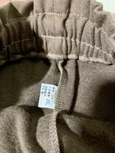 Womens Pants Trousers Harem Woolen Black High-Waist Winter Plus-Size Warm LYZCR Ankle-Length