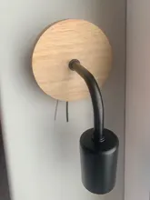 Fixtures Lighting Sconces Decorative Wall-Lamp Retro-Decor Industrial-Loft Wood Living-Room